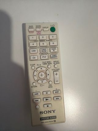 Mini cadena Sony blanca