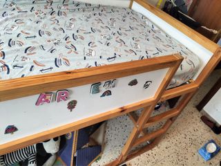 Cama alta KURA Ikea