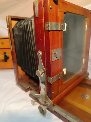 Cámara de placas 13x18 de madera