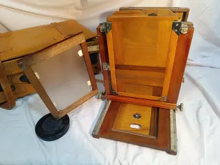 Cámara de placas 13x18 de madera