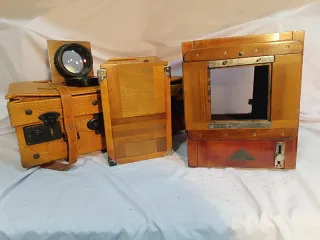 Cámara de placas 13x18 de madera