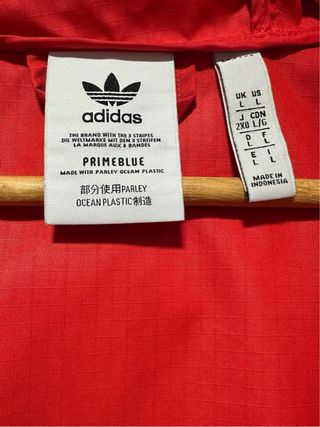 Chubasquero Adidas Originals Talla L