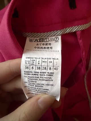 Pantaloni eleganti rosa/fucsia - modello slim