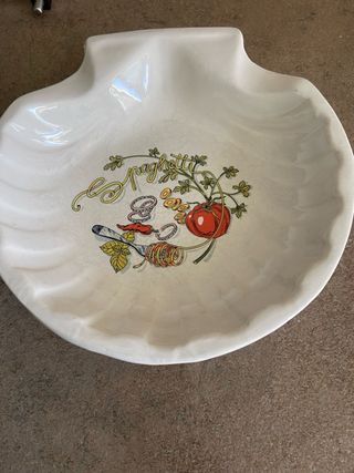 Set 2 Piatti Vintage Conchiglia Spaghetti