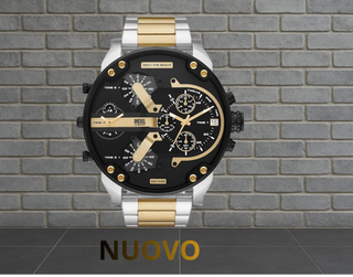 Orologio Diesel Mr. Daddy 2.0 Uomo Oro Argento
