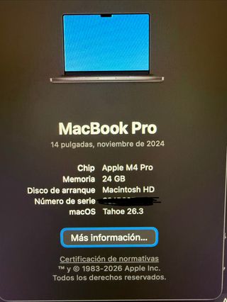 MacBook Pro M4 Pro Nanotexturizado
