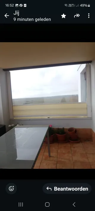 Toldo vertical beige