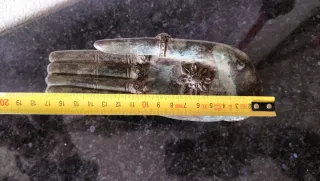 Mano Buda Bronce Tailandés Antigua S.XIX