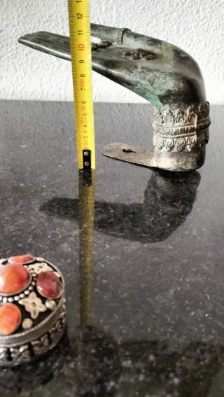 Mano Buda Bronce Tailandés Antigua S.XIX