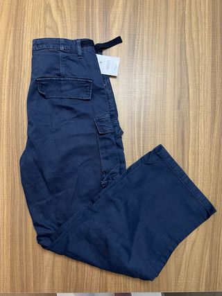 Pantaloni cargo Bershka blu