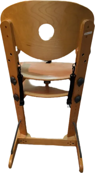 Trona de madera para bebé