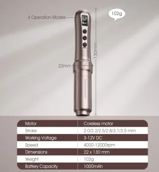 Máquina Tatuaje Permanente Biomaser