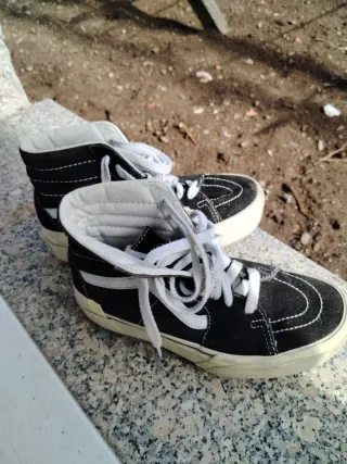 Vans Sk8-Hi Doble Suela Negras Talla [Talla]
