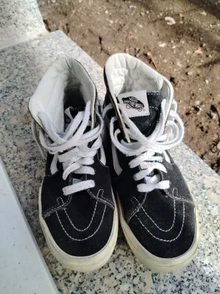 Vans Sk8-Hi Doble Suela Negras Talla [Talla]