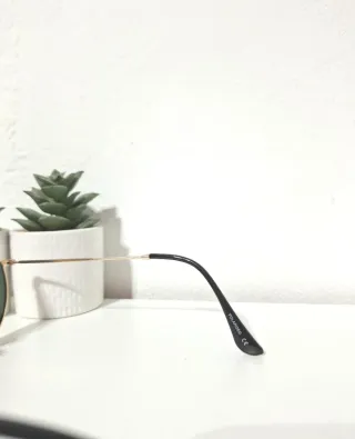 Gafas de Sol Retro Polarizadas Doradas