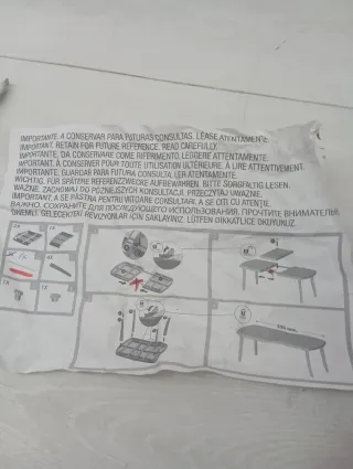 Mesa Comedor Extensible Exterior Blanca