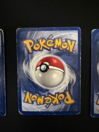 Lotto 4 Carte Pokémon Base 1999 ITA