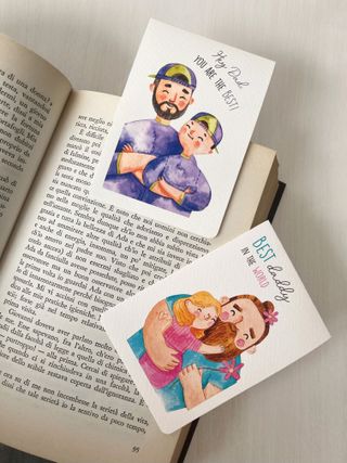 Segnalibri magnetici Festa del Papà