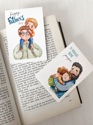 Segnalibri magnetici Festa del Papà