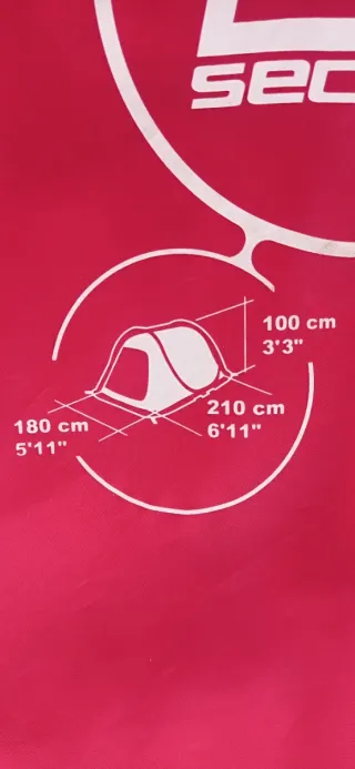 Tienda campaña Quechua 2 Seconds 3 personas NUEVA