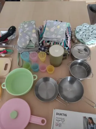 Pack accesorios cocinita infantil