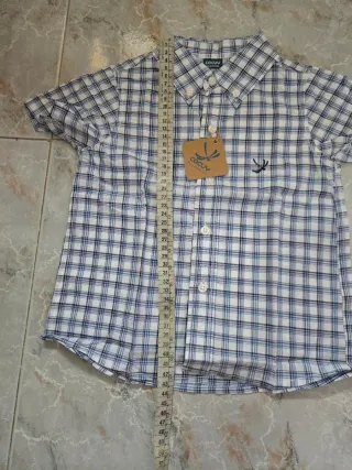 Camisa bebé cuadros nueva