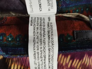 Falda midi Zara estampada