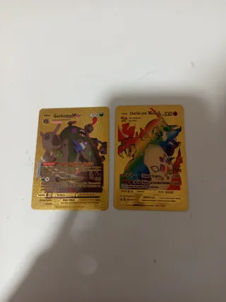 2 Cartas Pokémon VMAX Doradas