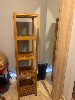 Estantería de madera 5 baldas