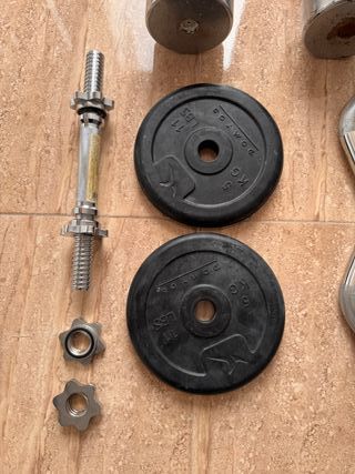 Panca palestra e pesi