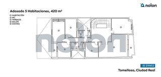 Casa adosada en venta en Tomelloso