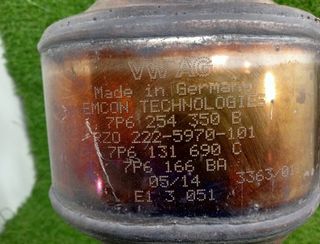 Volkswagen 93675 7p6254350b catalizador touareg v6