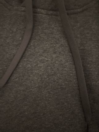 Sudadera Adidas Fleece Gris con Capucha