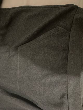 Sudadera Adidas Fleece Gris con Capucha