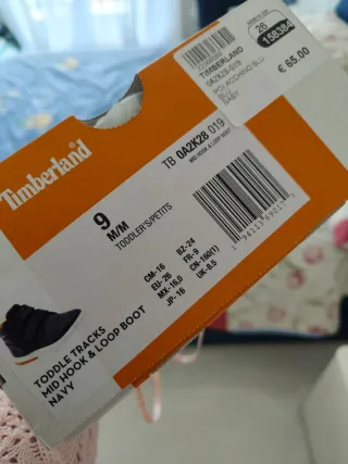 Scarponcini Timberland blu bambino tg 26