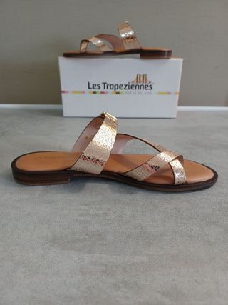 Mules Les Tropéziennes Hapisy Doradas T.38