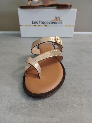 Mules Les Tropéziennes Hapisy Doradas T.38