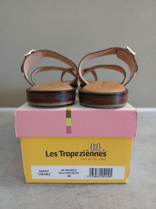Mules Les Tropéziennes Hapisy Doradas T.38