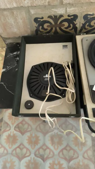 Tocadiscos Cosmos Vintage Beige/Negro