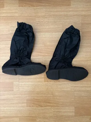 Cubrebotas Moto Impermeables Negros