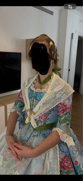 Aderezo niña fallera oro