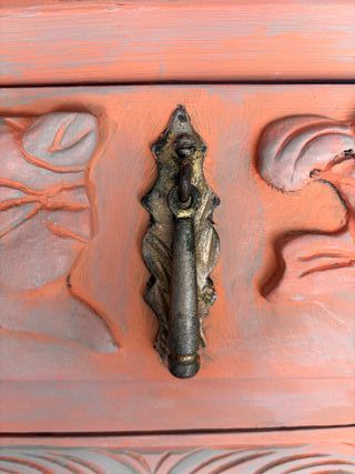 Mueble vintage madera maciza shabby-chic/boho