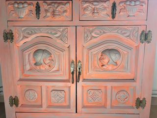 Mueble vintage madera maciza shabby-chic/boho