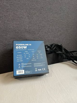 CoolBox Powerline III 650W ATX Fuente Alimentación