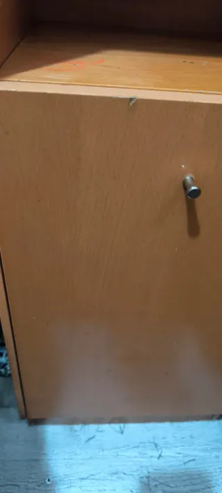 Estantería madera con almacenaje