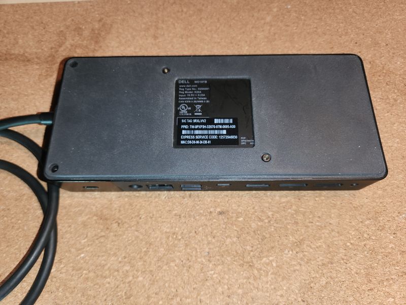 Dell WD19TB Docking Station Thunderbolt afbeelding 4