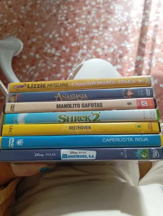 Lote 7 DVDs Infantiles y Familiares
