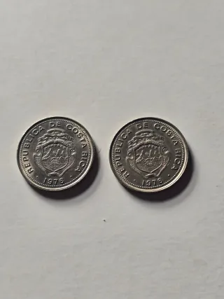 Monedas Costa Rica 10 Centimos 1976