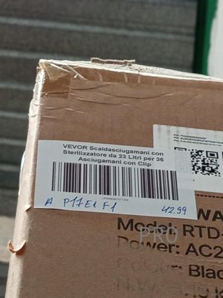 Calentador de toallas VEVOR