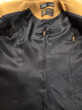 Abrigo Lana Manteco Camel